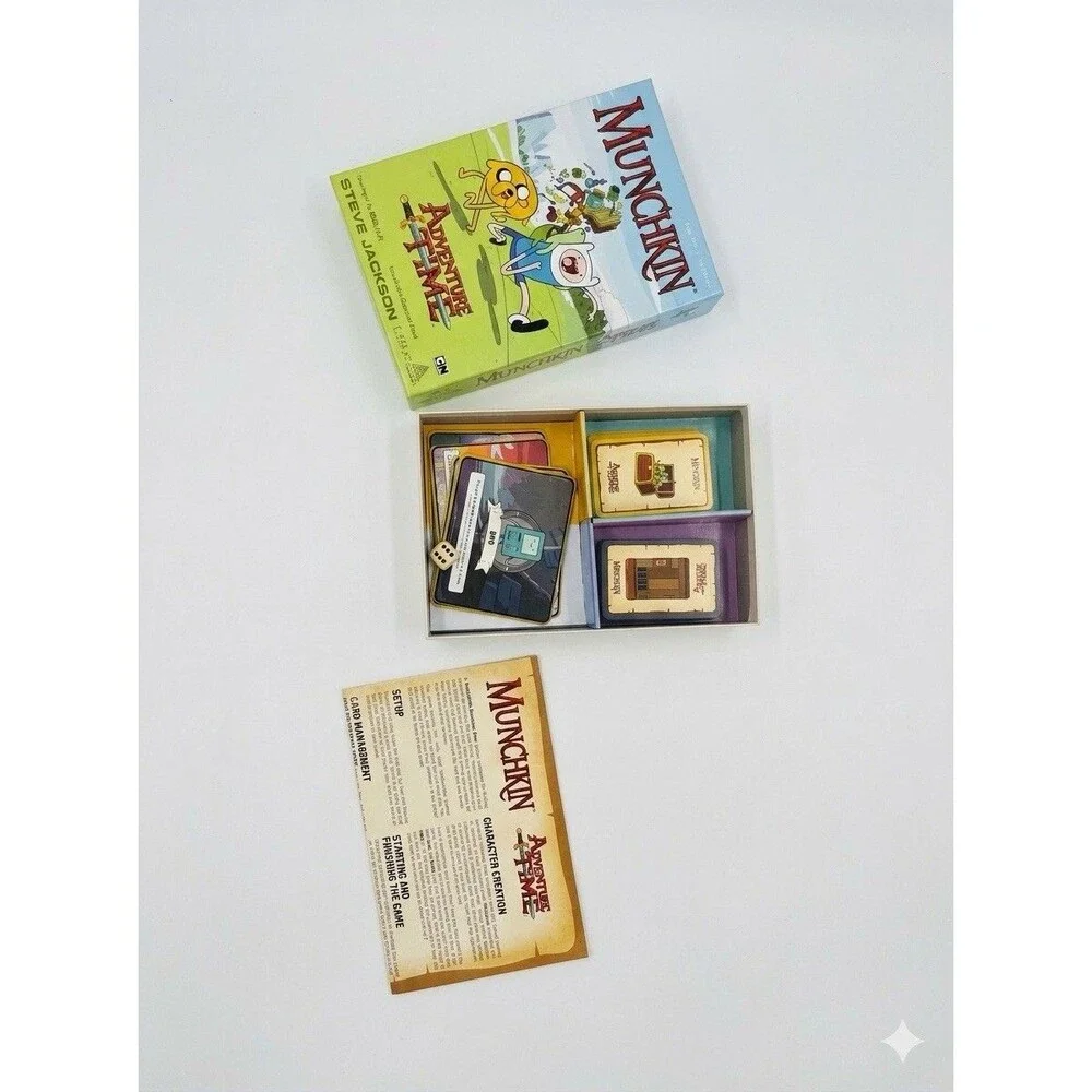Munchkin Adventure Time Card Game Complete Steve Jackson Games USAopoly Complete